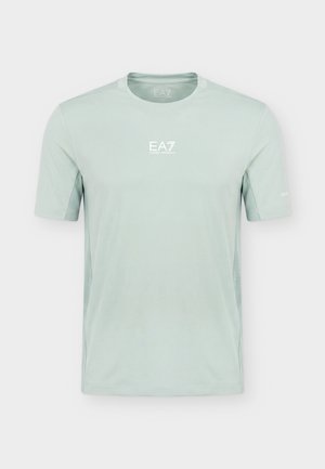 EA7 Emporio Armani, TEE - T-Shirt sport - slate gray