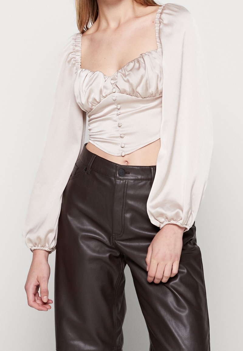 Gina Tricot Blus - beige