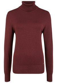 OXWINALA ROLLNECK - Strikkegenser - chocolate truffle