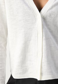 Marc O'Polo CARDIGAN LONGSLEEVE V-NECK - Ζακέτα - white