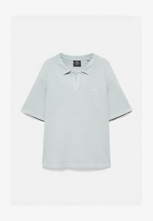PULL&BEAR, SHORT-SLEEVED POLO SHIRT - Polo - light grey