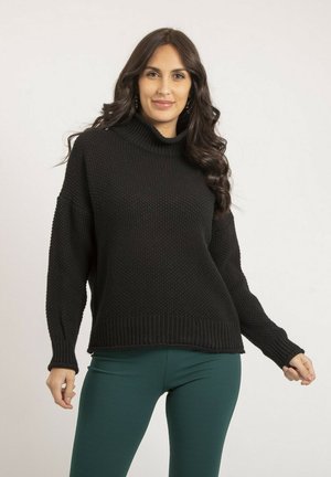 Dona x Lisa COL MONTANT KIANTY - Pullover - noir