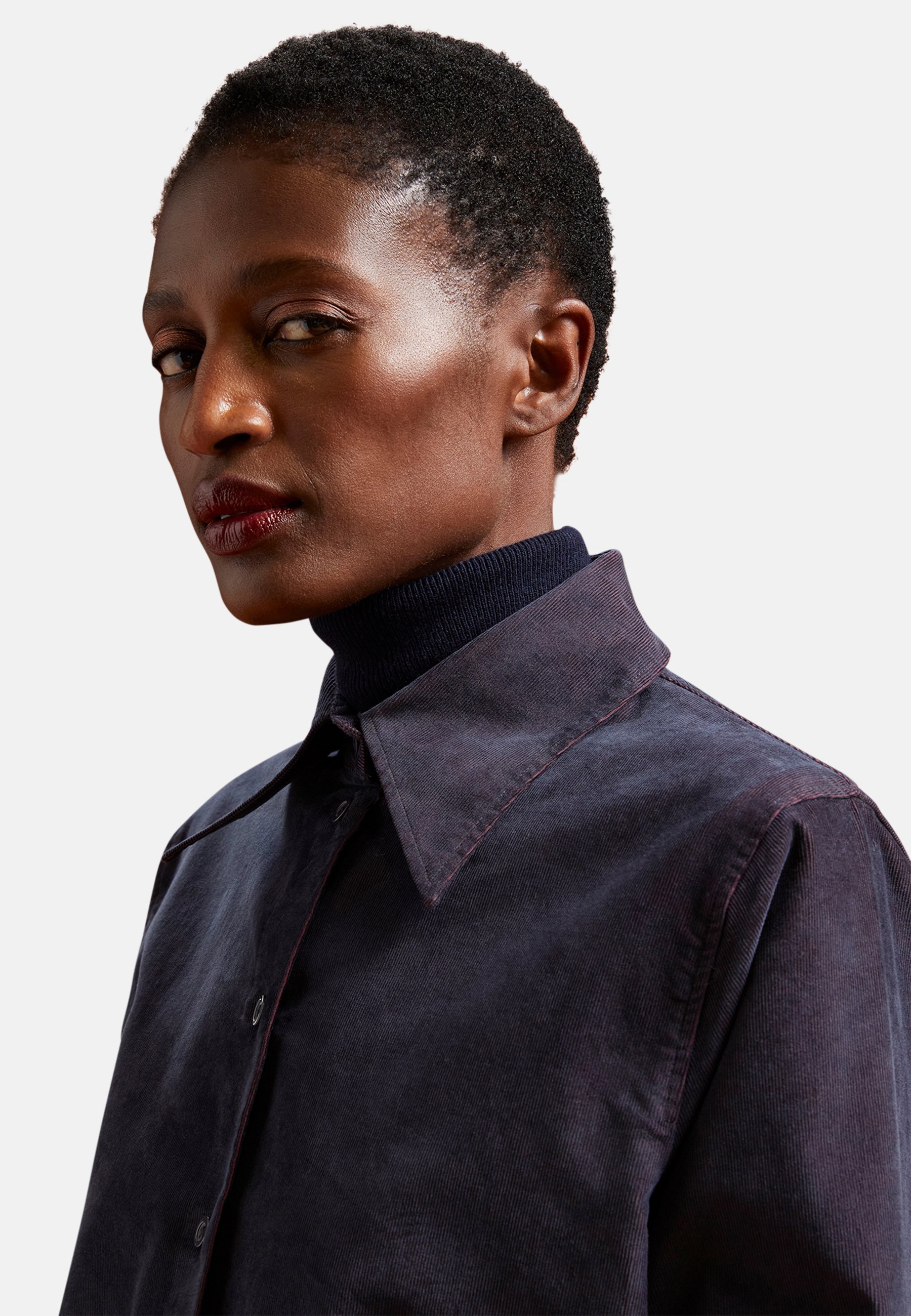 Doppelgänger Abito a camicia blue burgundy/blu