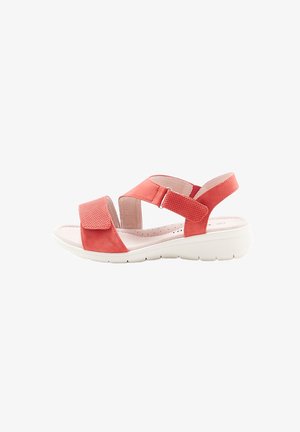 Damart OUVERTURE TOTALE - Wedge sandals - Apricot