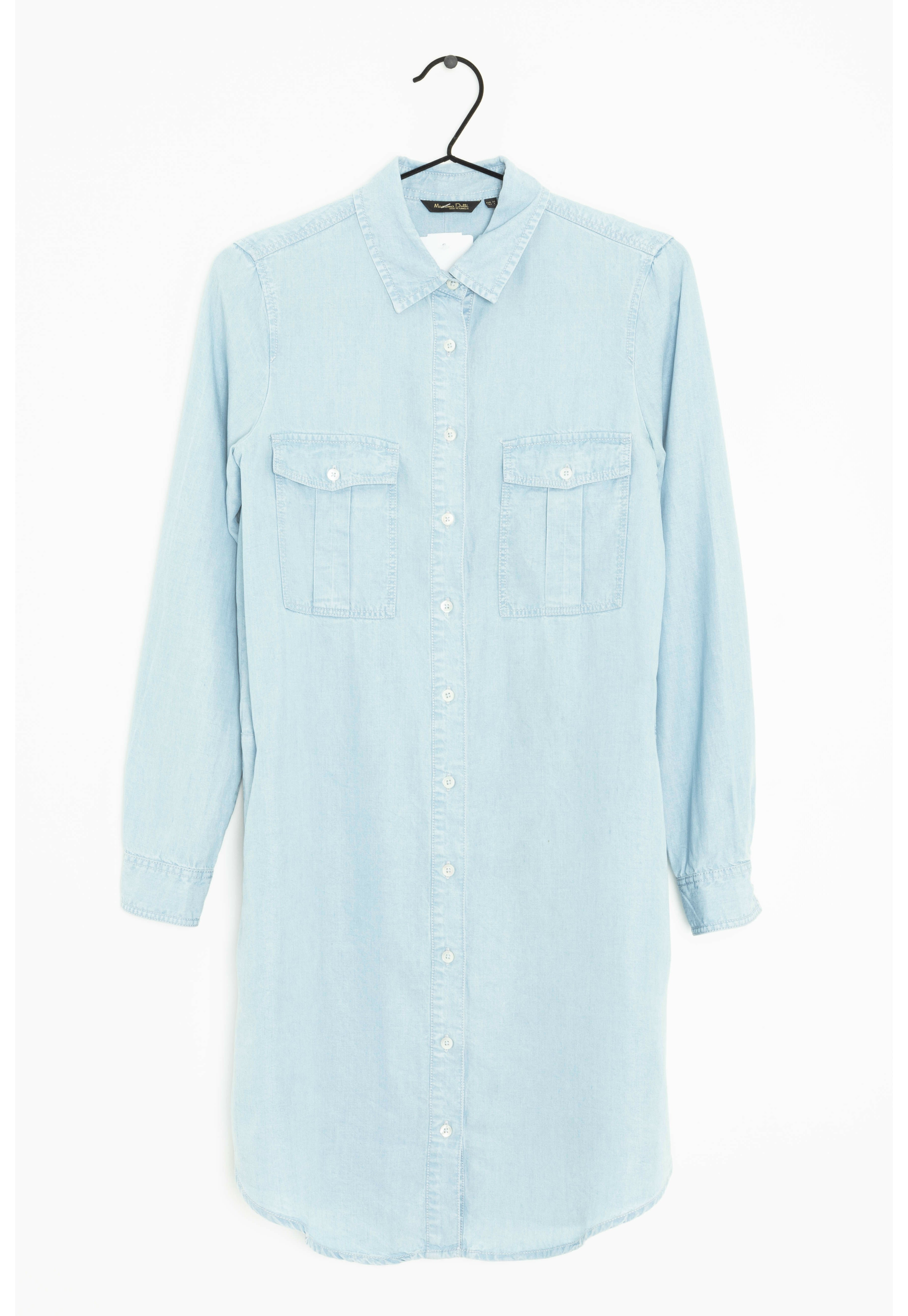 Massimo Dutti Vestido vaquero - blue/azul - Zalando.es