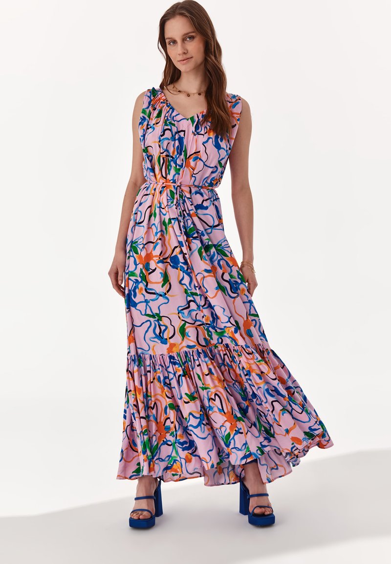 Damen Freizeitkleider | TATUUM PAULA Maxikleid pink - UD67000 Damen Freizeitkleider | TATUUM PAULA Maxikleid pink - UD67000