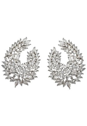 HEBE JEWELS PARTY HOCHZEIT - Boucles d'oreilles - weiß- und silberfarben