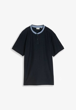 TOM TAILOR, POLOSHIRT MIT STEHKRAGEN - Basic póló - sky captain blue