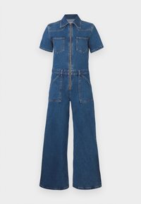 Overal - washed mid blue