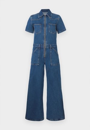 Filippa K Combinaison - washed mid blue