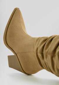 Bershka Cowboy- / Bikerboots - camel