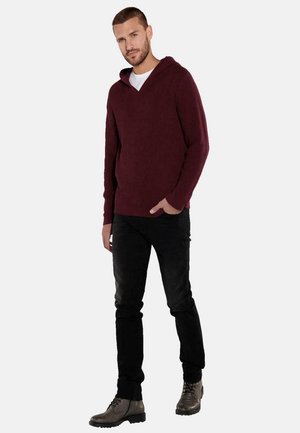 Emilio Adani MIT KAPUZE - Kapuzenpullover - dunkelrot