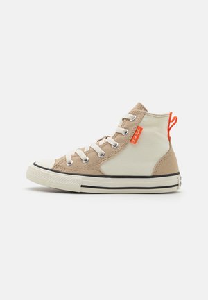 Converse CHUCK TAYLOR ALL STAR UNISEX - Sneakers alte - nutty granola/orange/egret