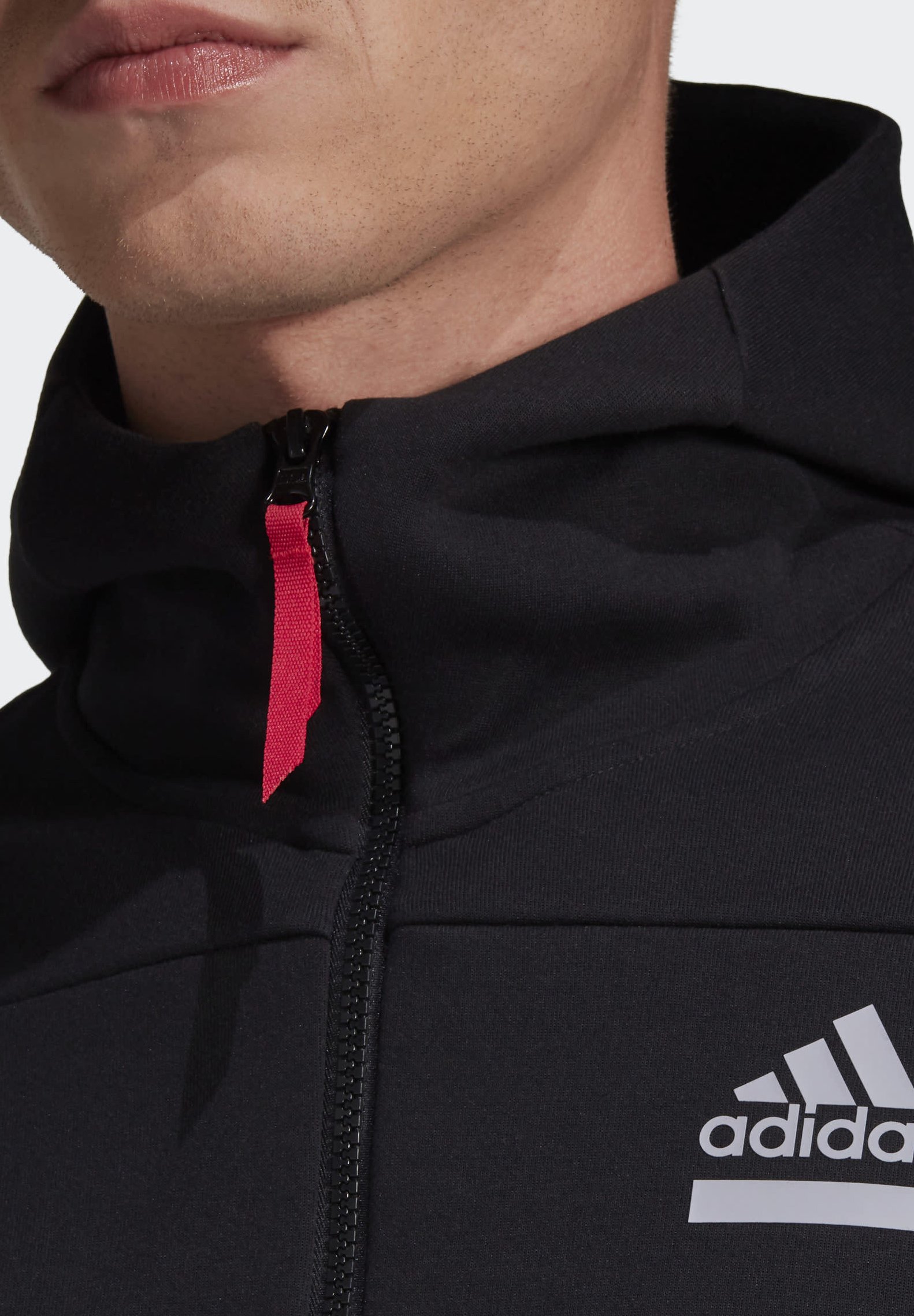 adidas Performance MENS TENNIS ZNE HOODED JACKET adidas Performance JACKET Trainingsjacke black