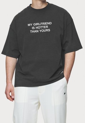 Print T-shirt - black