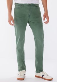 Springfield Slim fit jeans - dark green - Zalando