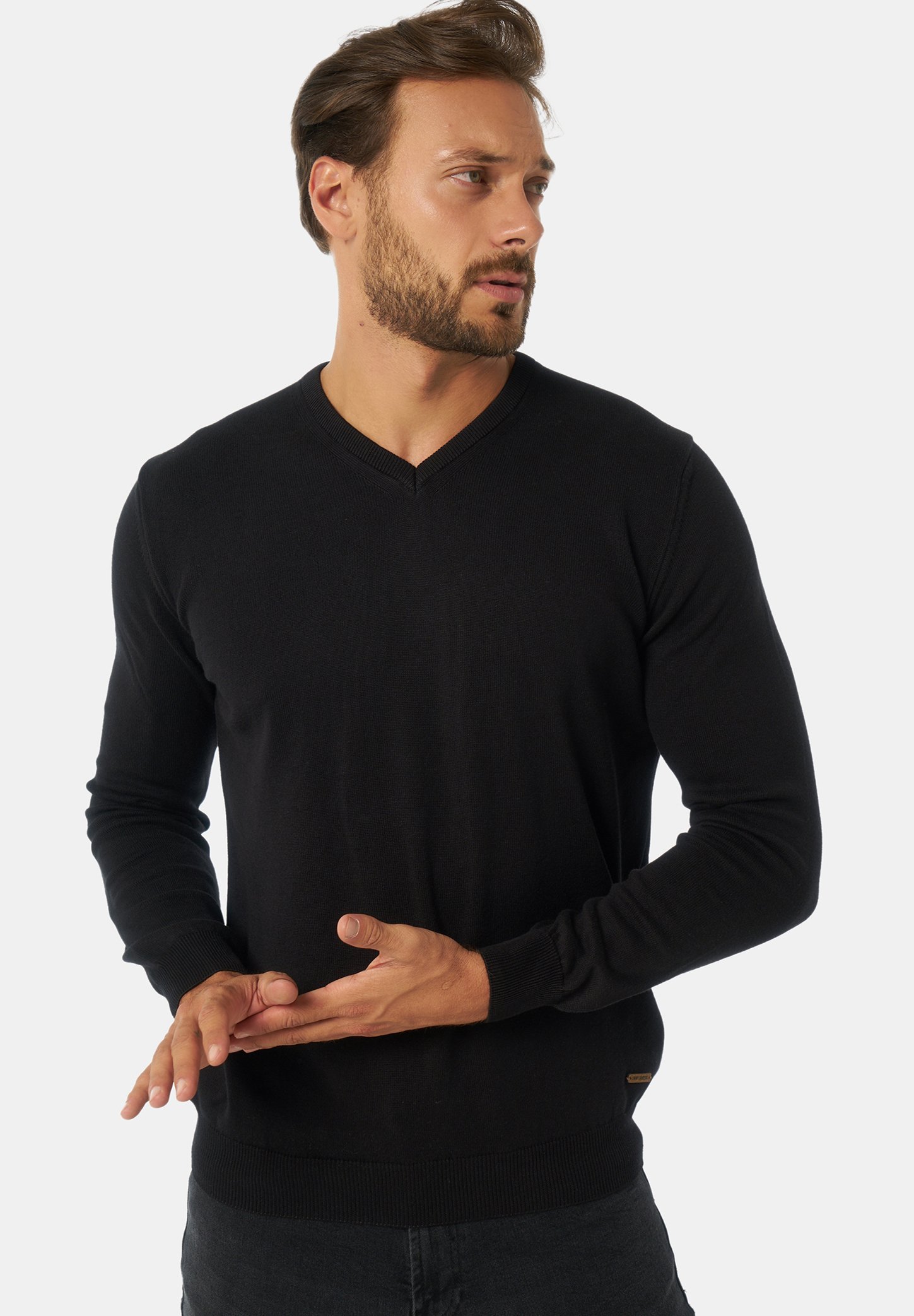 pullover schwarz herren
