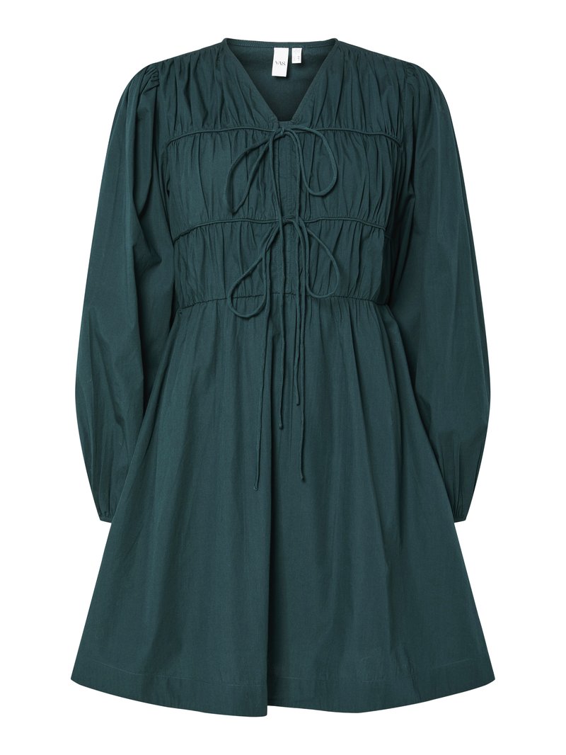 YAS Blousejurk donkergroen