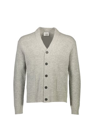 Lindbergh BUTTON - Cardigan - mid grey mel