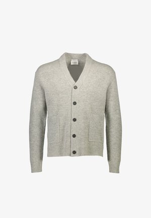 Lindbergh BUTTON - Cardigan - mid grey mel