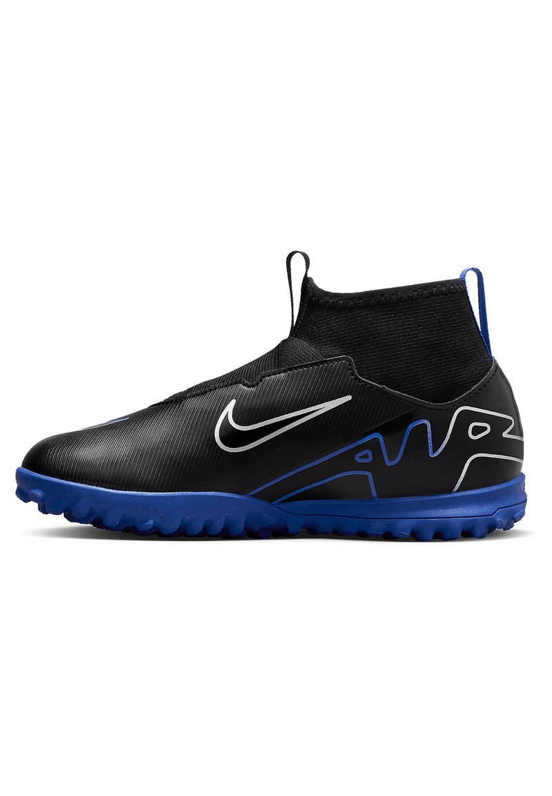 Nike Performance - JR MERCURIAL ACADEMY TF UNISEX - Botas de fútbol multitacos - black/chrome-hyper royal, Ampliar