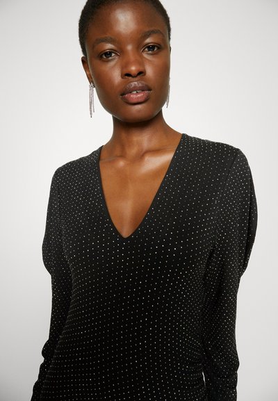 Iro NITTE - Robe en jersey - full black/silver