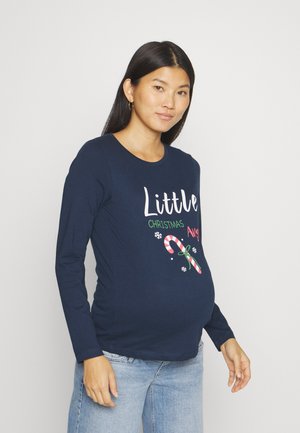 MAMALICIOUS MLAGNE - Μπλούζα με μακριά μανίκια - navy