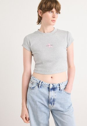 MONOGRAM BABY TEE - Basic T-shirt - grey heather
