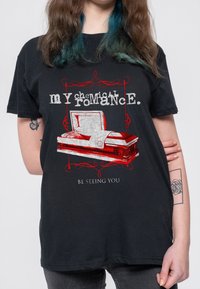 Paradiso Clothing MY CHEMICAL ROMANCE COFFIN - Print T-shirt - black