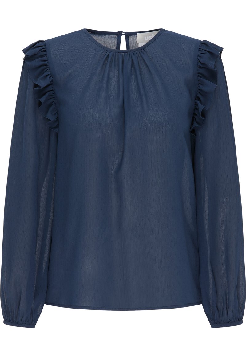 usha Blouse donkerblauw