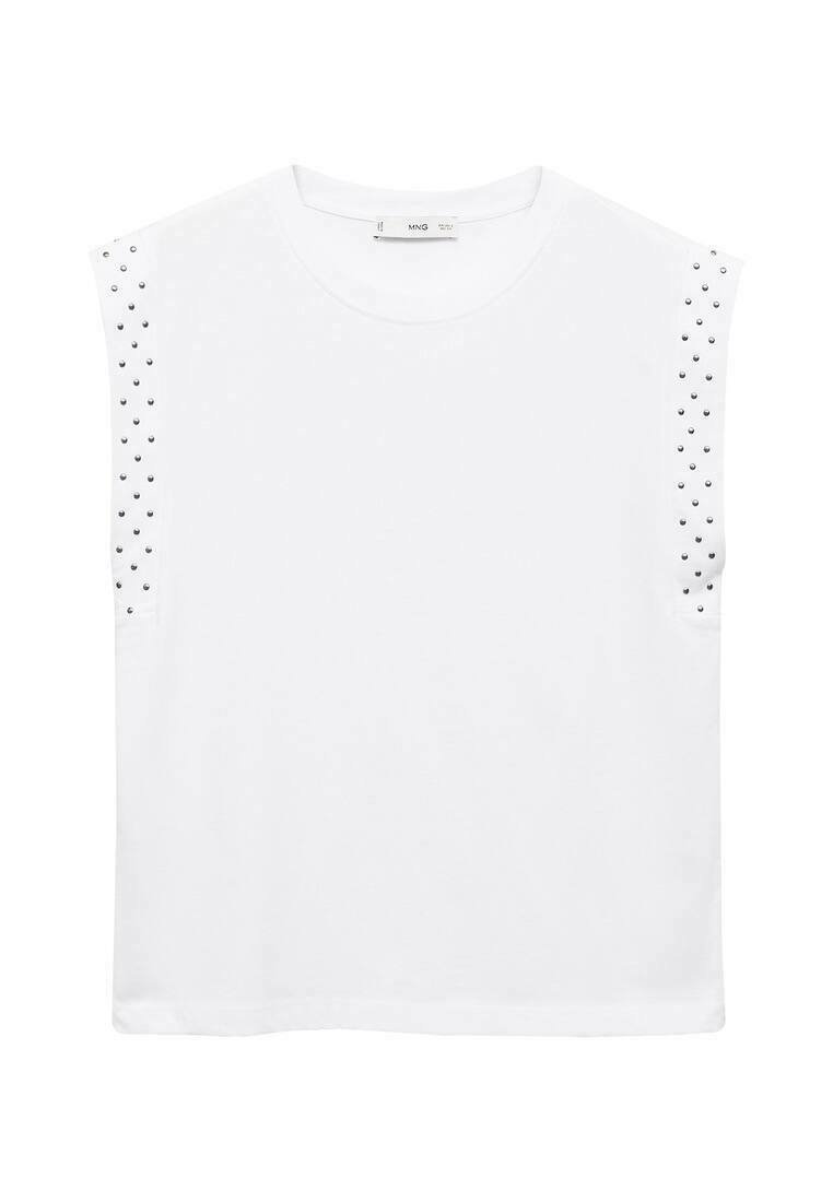 Mango T-shirt print wit
