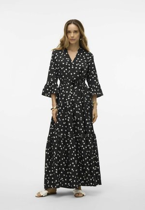 Vero Moda Długa sukienka - black