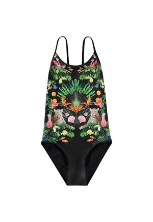 NANNA SWIMSUIT - Swimsuit - black/multi-coloured
