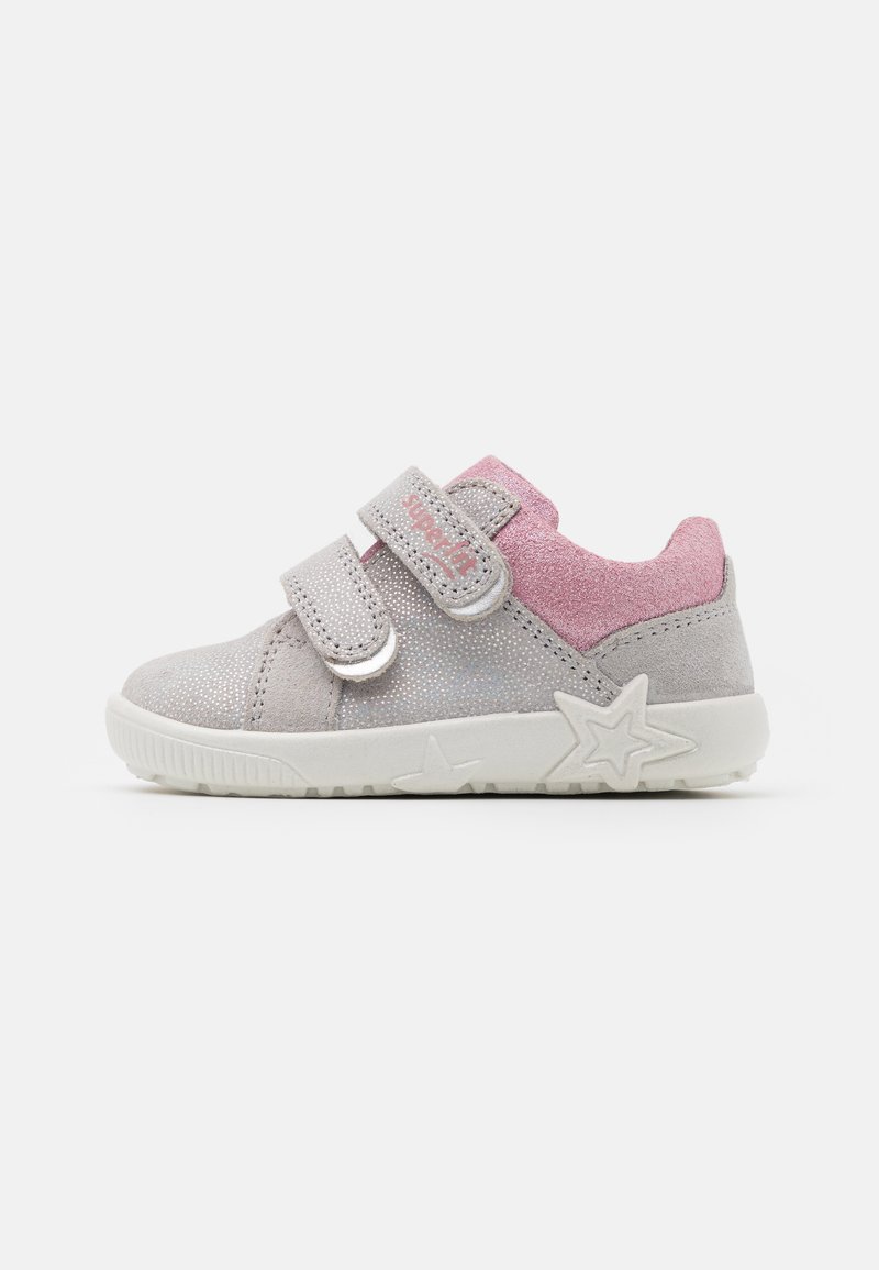Kinder Klettschuhe | Superfit STARLIGHT Lauflernschuh hellgrau/rosa/hellgrau - EH57586 Kinder Klettschuhe | Superfit STARLIGHT Lauflernschuh hellgrau/rosa/hellgrau - EH57586