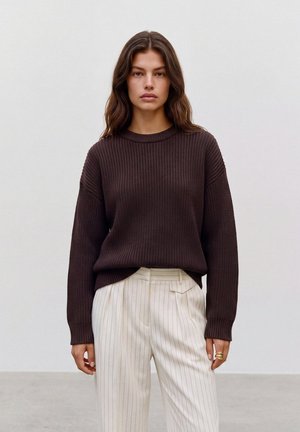 Vero Moda, VMLEA ONECK - Pullover - chocolate torte