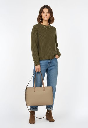 Tamaris SHOPPER GERTRAUD - Handtasche - sand