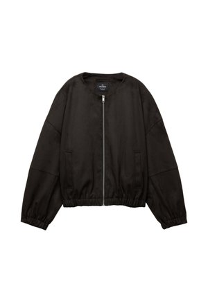PULL&BEAR Kunstlederjacke - dark brown