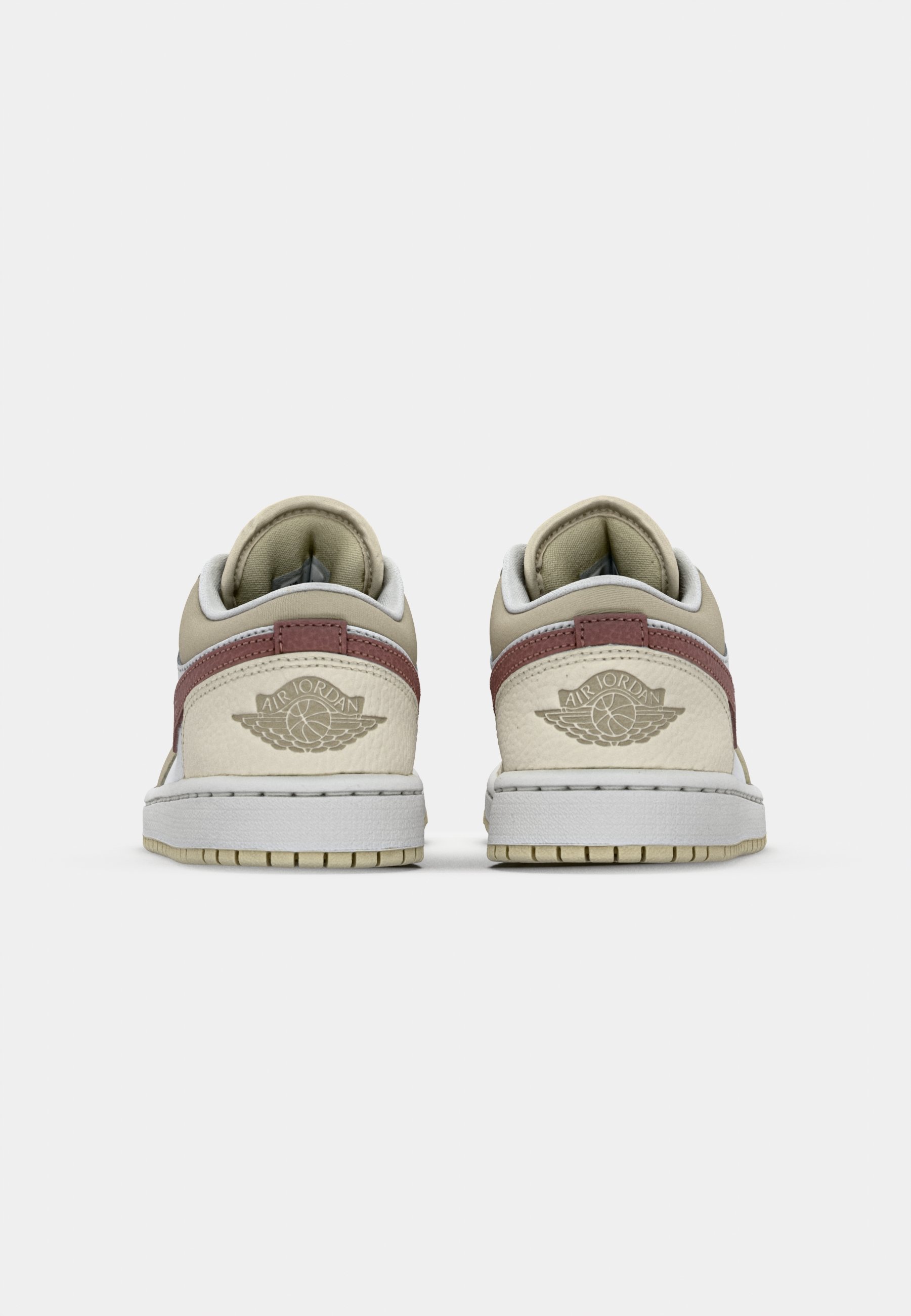 Jordan AIR JORDAN 1 LOW - Trainers - summit white/red sepia