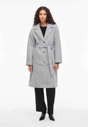 VICLAUDIA LONG COAT  - Κλασικό παλτό - light grey melange