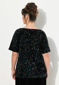 Ulla Popken SHORT SLEEVE  - Camicetta - black