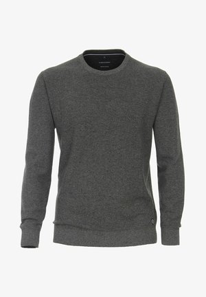 MIT O-AUSSCHNITT IN VERSCHIEDENEN FA - Jumper - anthrazit