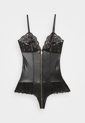 TASHA BOXED PEEP - Bodi - black