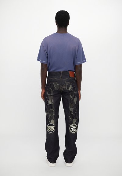 Evisu INSERTED DAICOCK JEANS - Vaqueros boyfriend - dark blue denim
