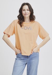 Fransa - FRKOKO  - T-Shirt print - apricot wash mix Thumbnail-Bild 1