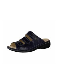 Finn Comfort PANTOLETTEN - Pantolette flach - blau