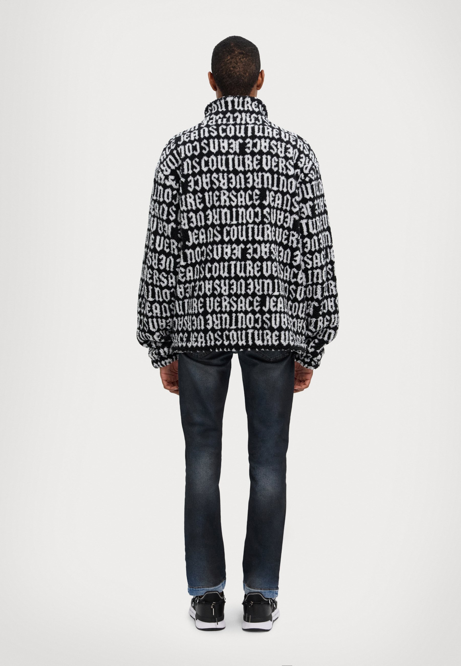 Versace Jeans Couture GOTH LOGO - Winter jacket - black/white