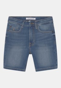 Calvin Klein Jeans REGULAR FRESH - Džínové kraťasy - denim