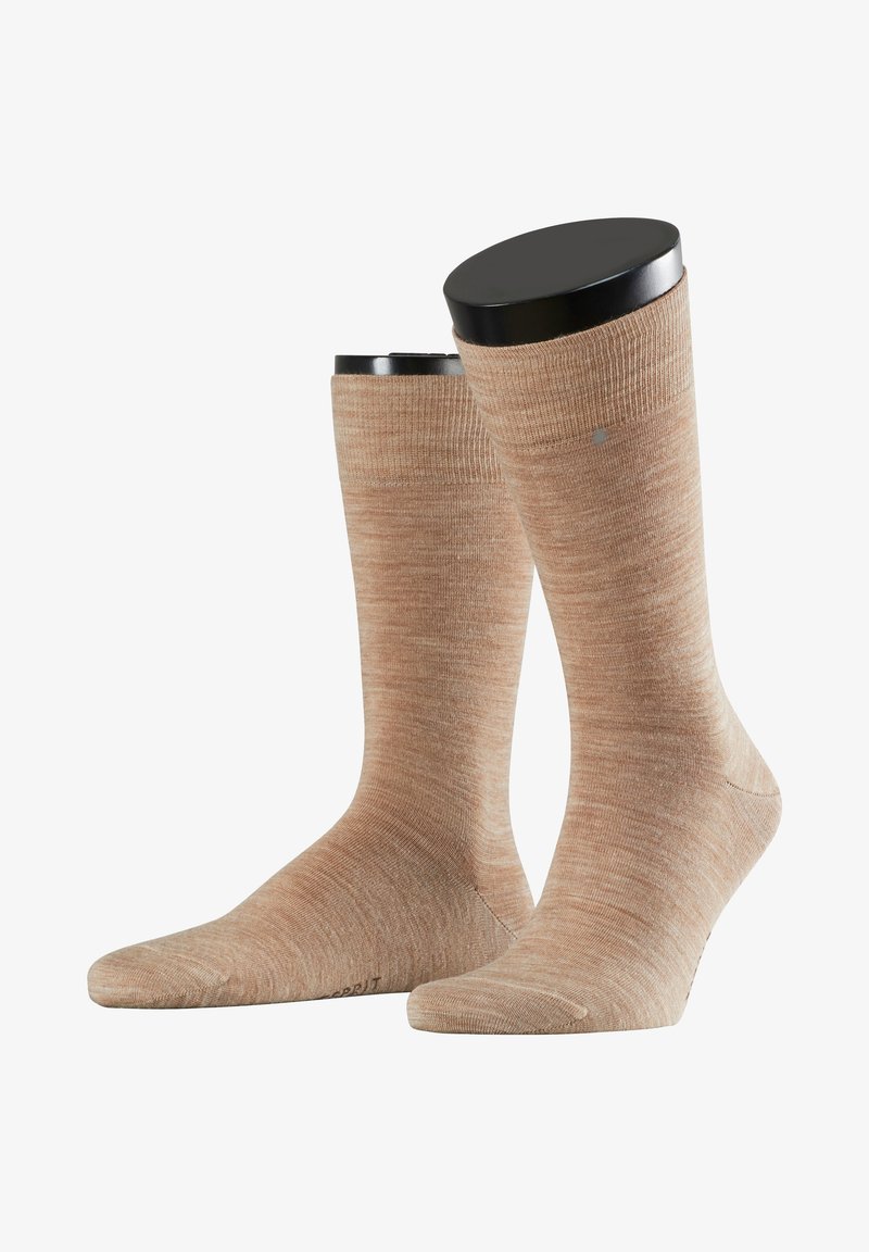 Esprit BASIC WOOL 2-PACK - Socken - nutmeg mel