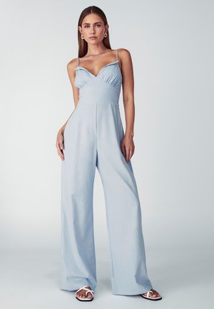 WILLA PALMS JUMPSUIT - Pajac - sky blue