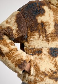 The North Face EXTREME - Felpa in pile - gravel/bleach dye/black